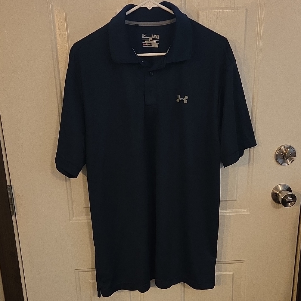 Under Armour Men's Navy Polo Shirt Size XL